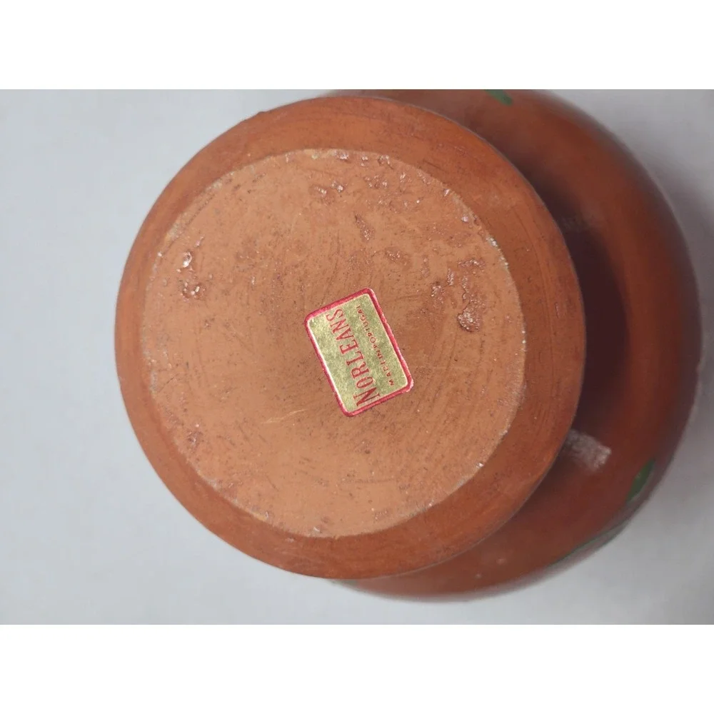 Vintage- Portugal Norleans Hand Painted‎ Pitcher Brown Autumn